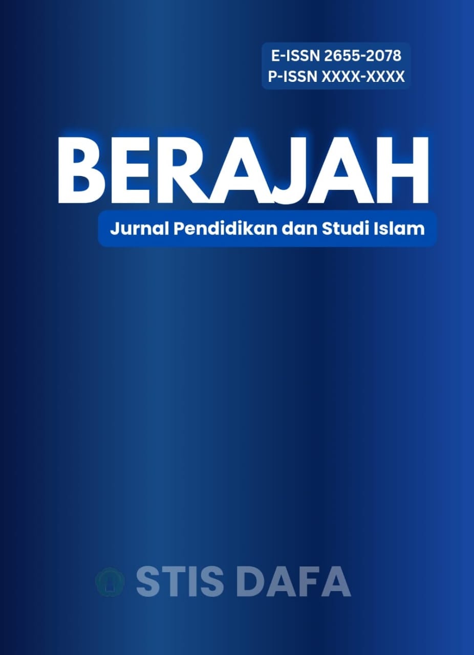 					View Vol. 1 No. 01 (2024): Berajah: Jurnal Pendidikan dan Studi Islam
				
